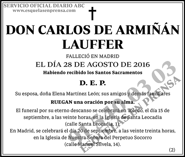 Carlos de Armiñán Lauffer